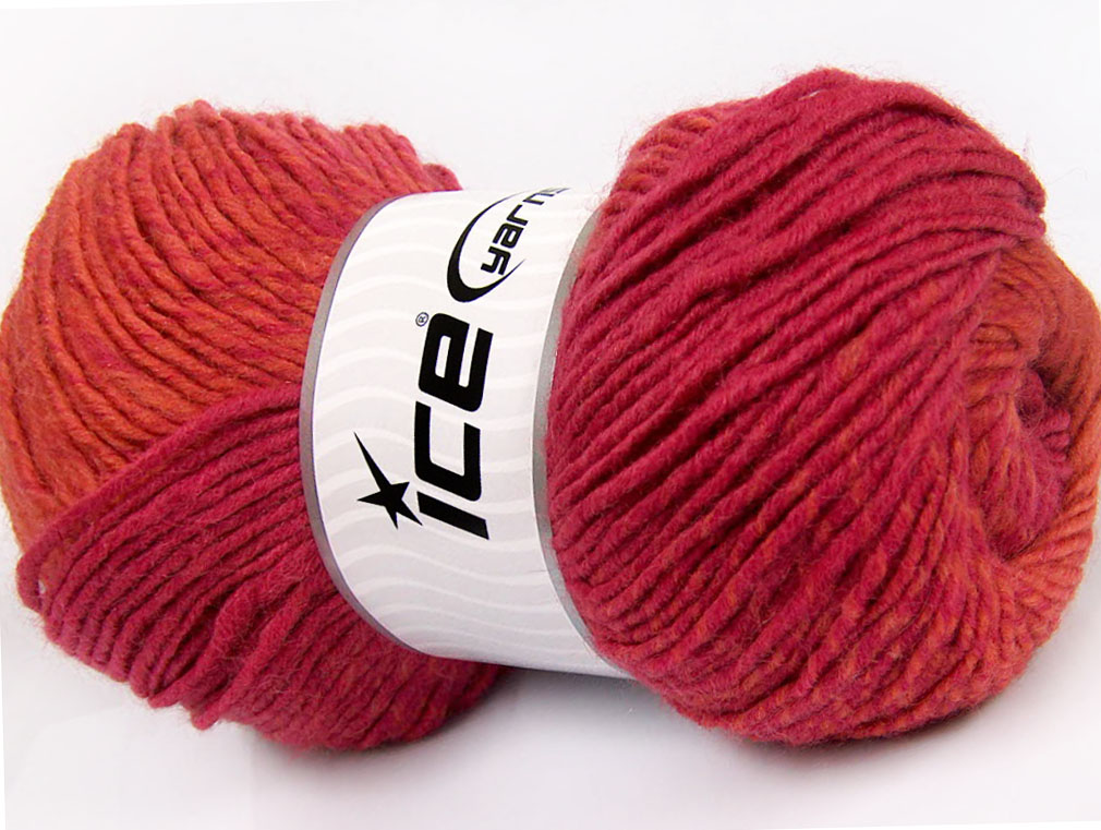 Gift with Qualifying Purchase* Orange with Pink Hues Ice Brand Sahra  Knitting Yarn