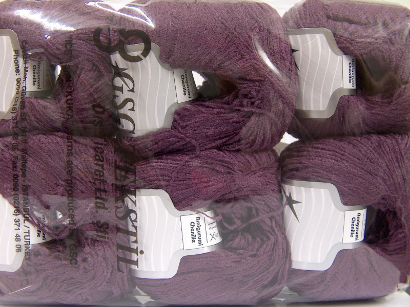 Amigurumi Chenille Purple, Amigurumi Yarns Ice Yarns Online Yarn Store