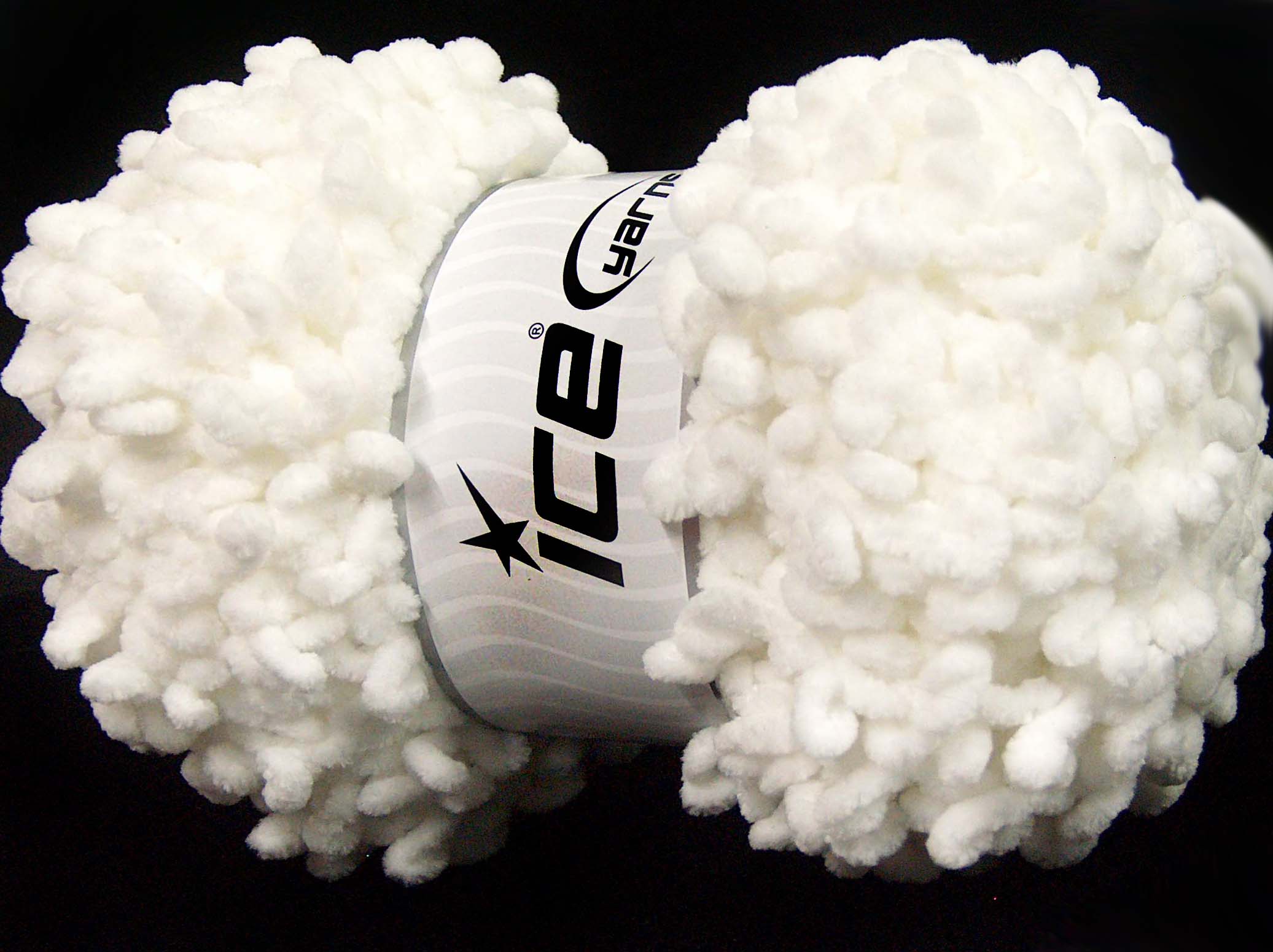 Chenille Loop White at Ice Yarns Online Yarn Store