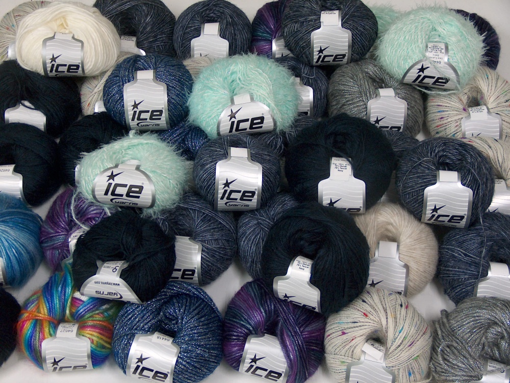 Mixed Lot Fancy Yarns at Yarn Paradise