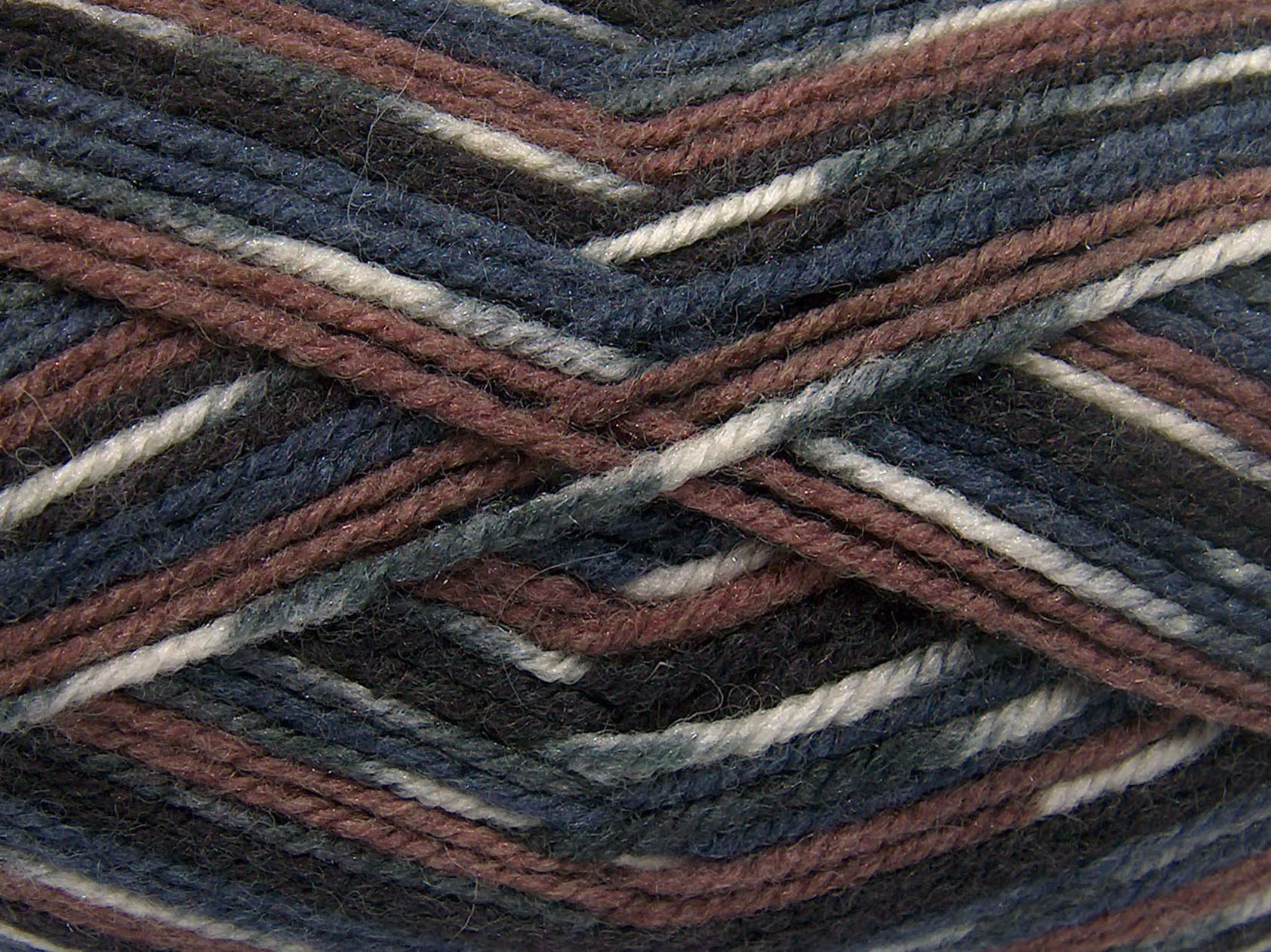 Jacquard Brown Shades, Black, Grey, White, Fall Winter Yarns Ice