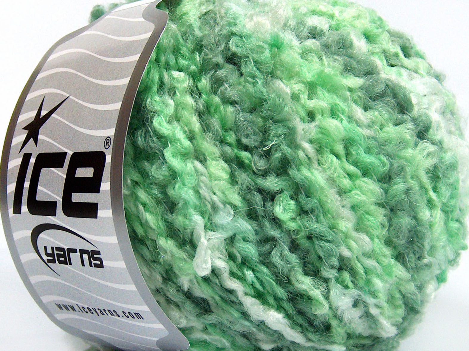 Boucle Wool Bulky Green Shades at Ice Yarns Online Yarn Store