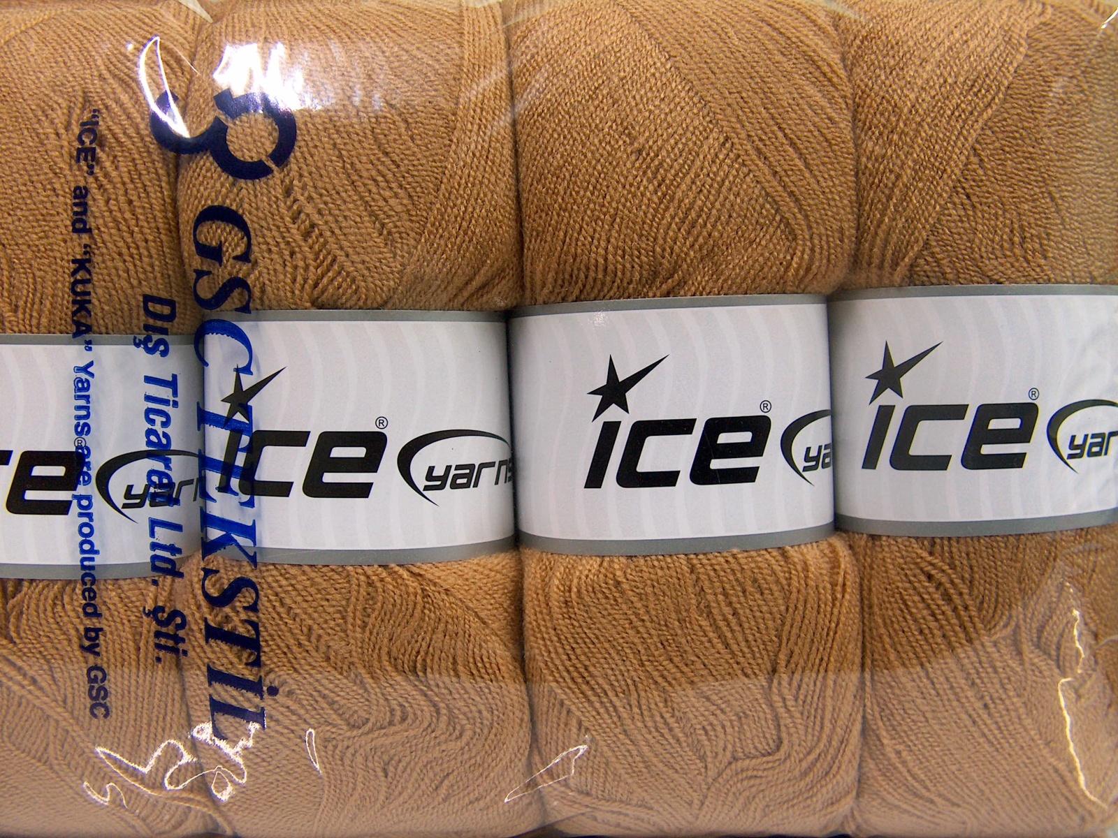 Kristal Light Brown, Basic Plain Yarns Ice Yarns Online Yarn Store