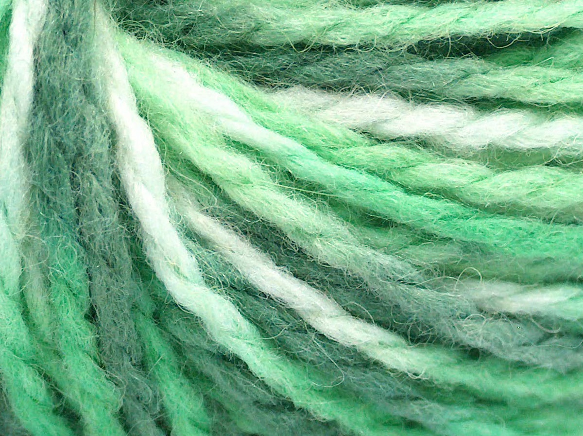 Wool Worsted Color Green Shades, Limited Edition FallWinter Yarns