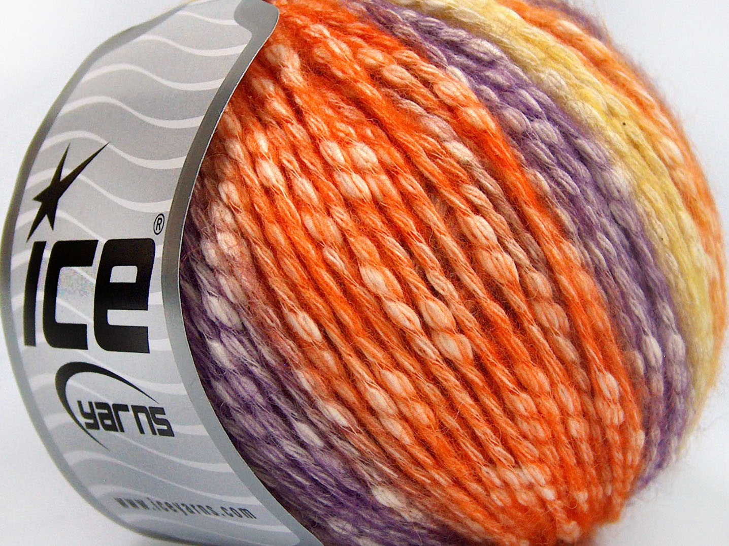 Gift with Qualifying Purchase* Orange with Pink Hues Ice Brand Sahra  Knitting Yarn