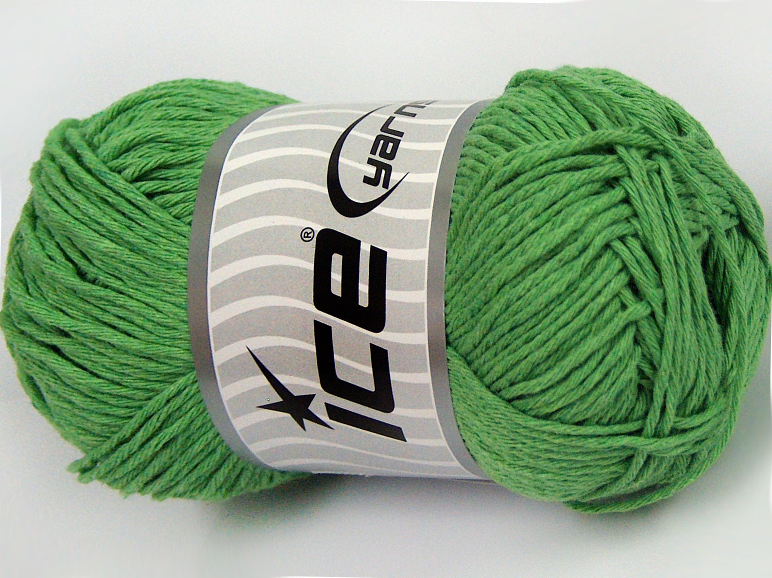 Natural Cotton Worsted Light Green, Spring Summer Yarns Ice Yarns