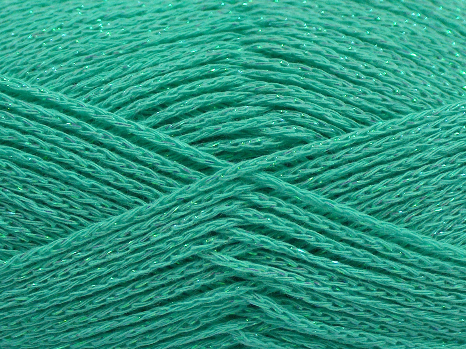 Elegant Metallic Cotton Mint Green at Yarn Paradise