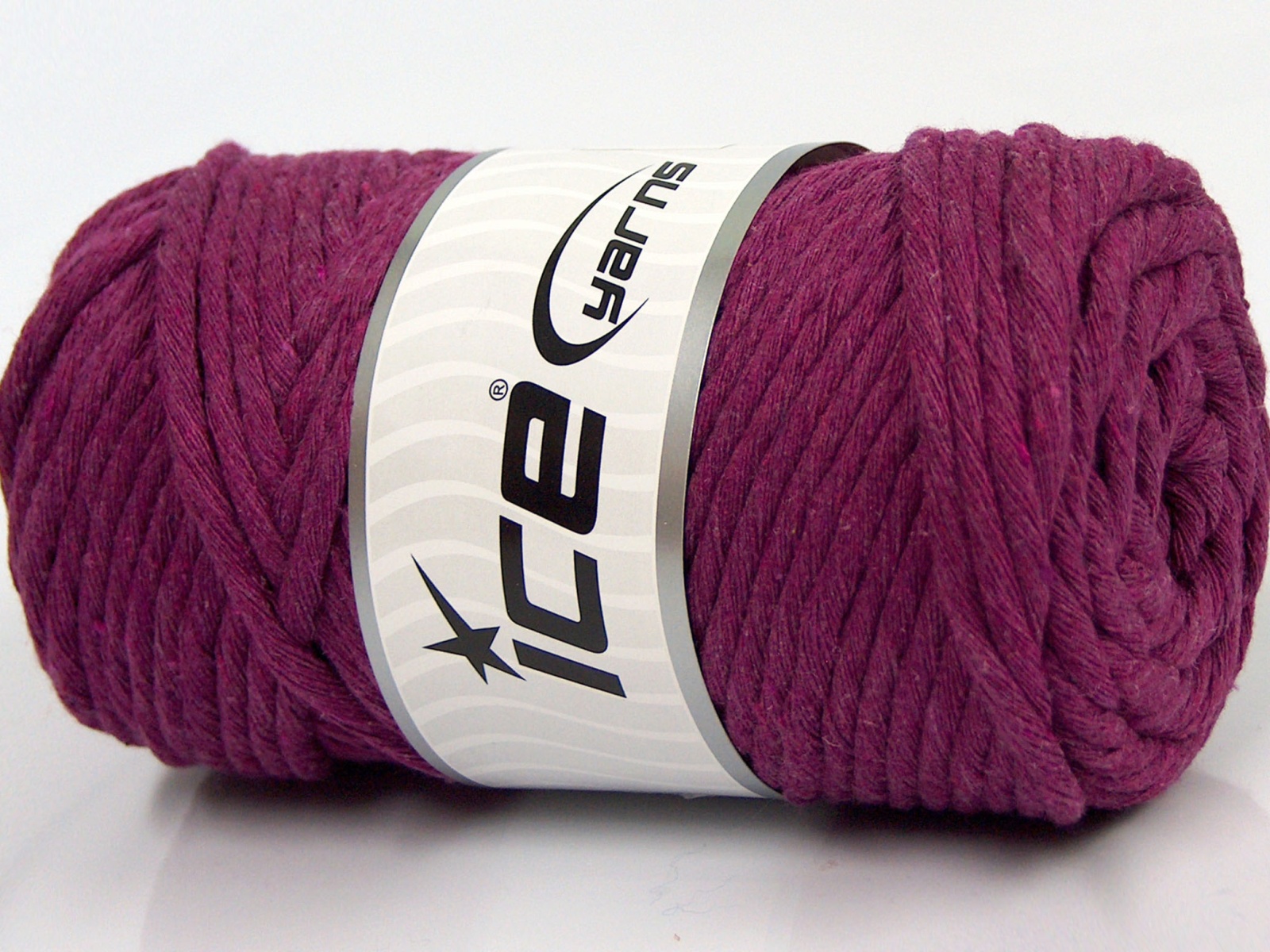 Natural Cotton Jumbo Dark Fuchsia at ICE YARNS