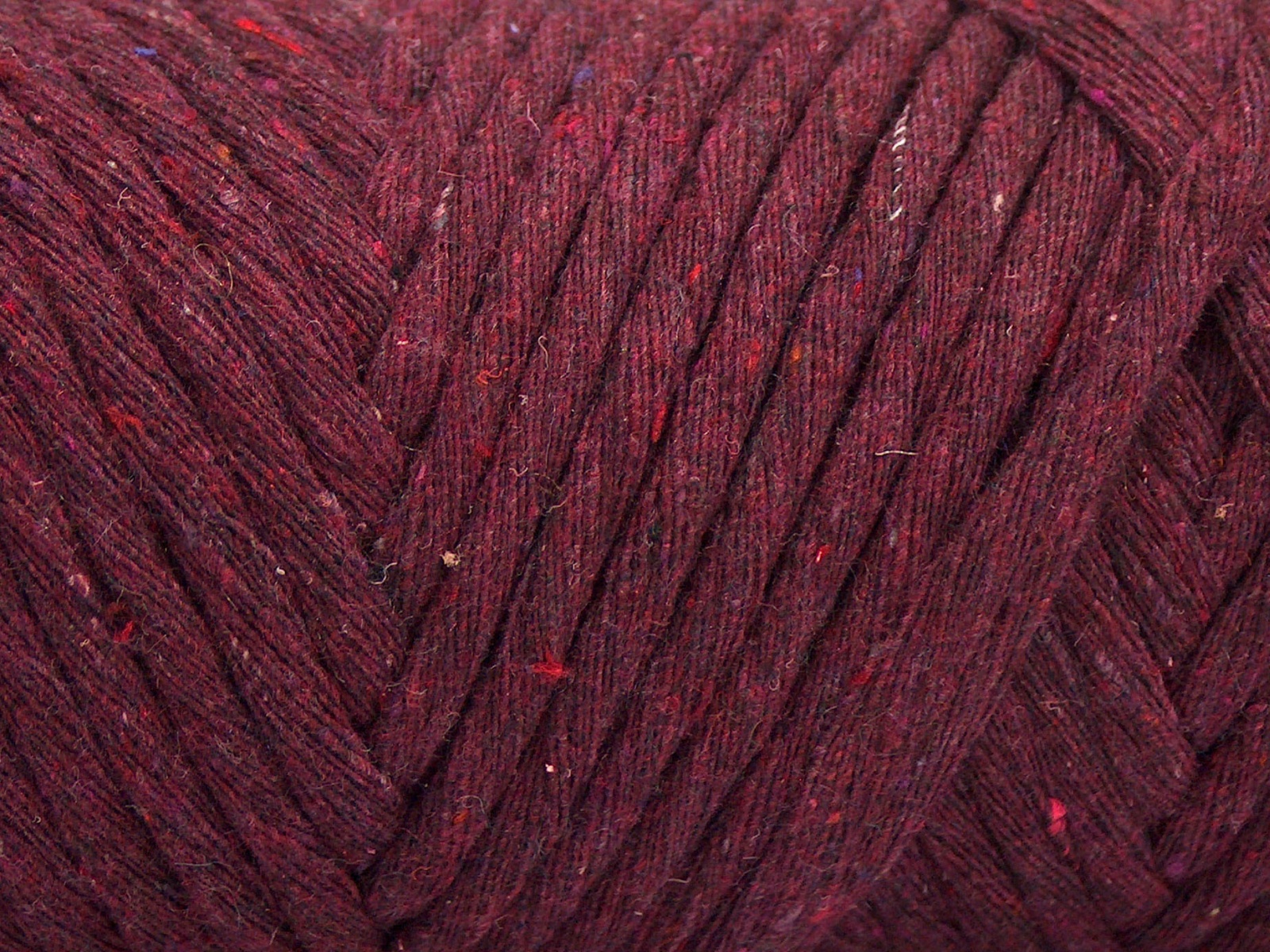 Natural Cotton Jumbo Dark Maroon, Spring Summer Yarns Ice Yarns