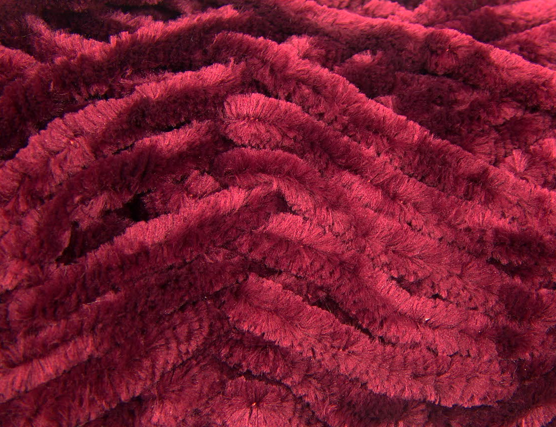 Velvet Chenille Burgundy 127.0.0.1