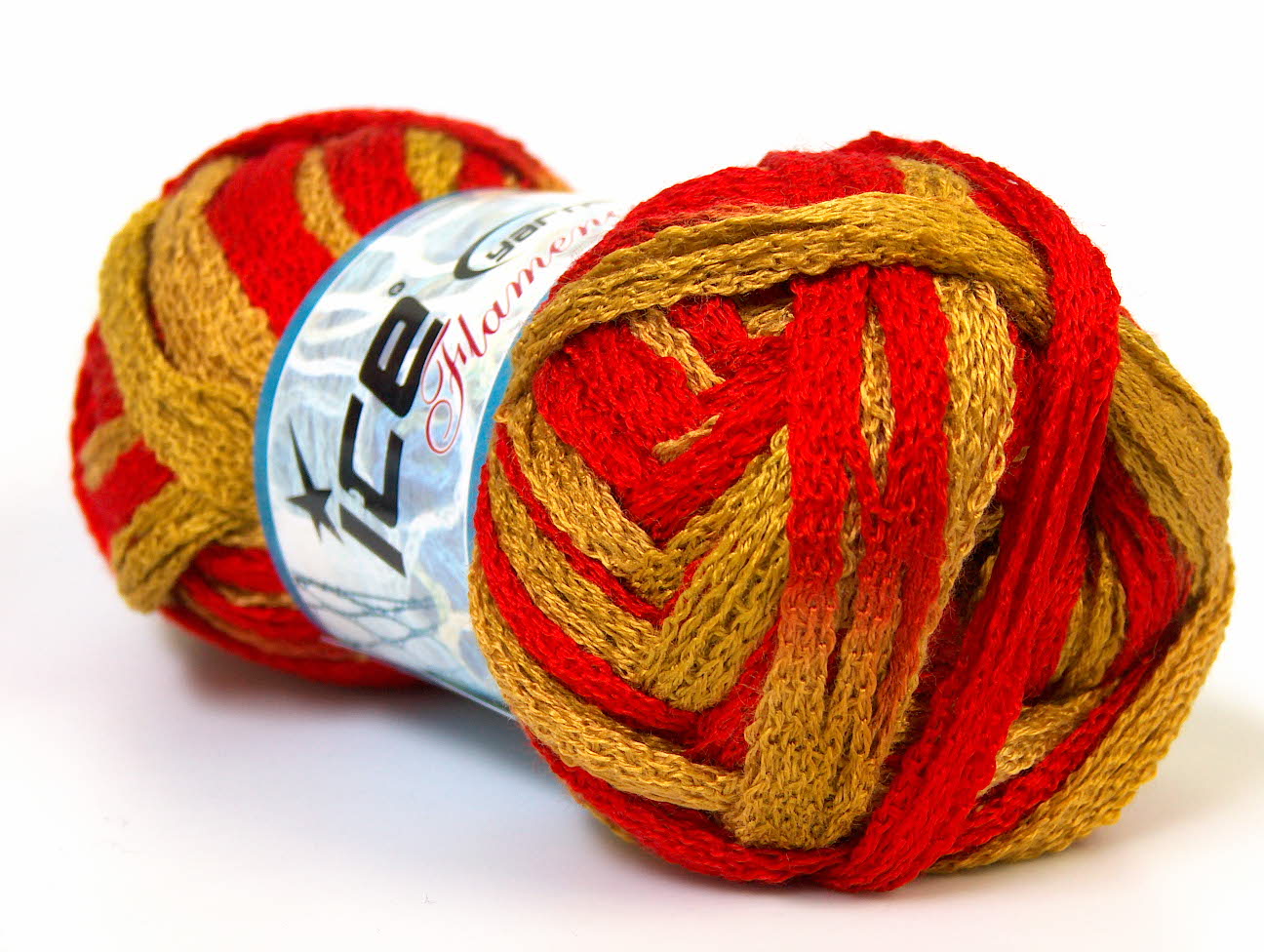 Flamenco Red, Gold, Closeout Yarns Yarn Paradise