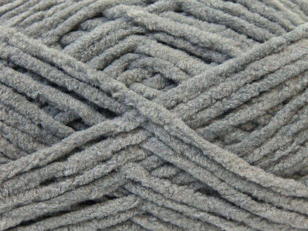 Soft Chenille Grey at Yarn Paradise