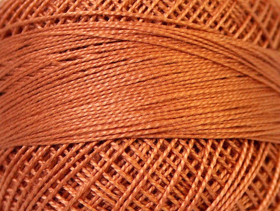 Cotton Perle 12 Light Bronze Brown, Crochet Embroidery NeedleCraft