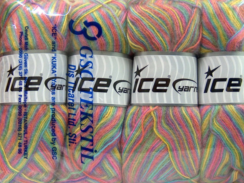 Download Angora Supreme Color Yellow, Turquoise, Pink, Lilac, Salmon at