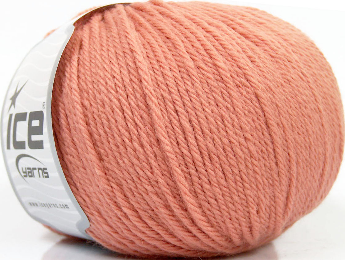 Pure Wool Light Salmon at Ice Yarns Online Yarn Store