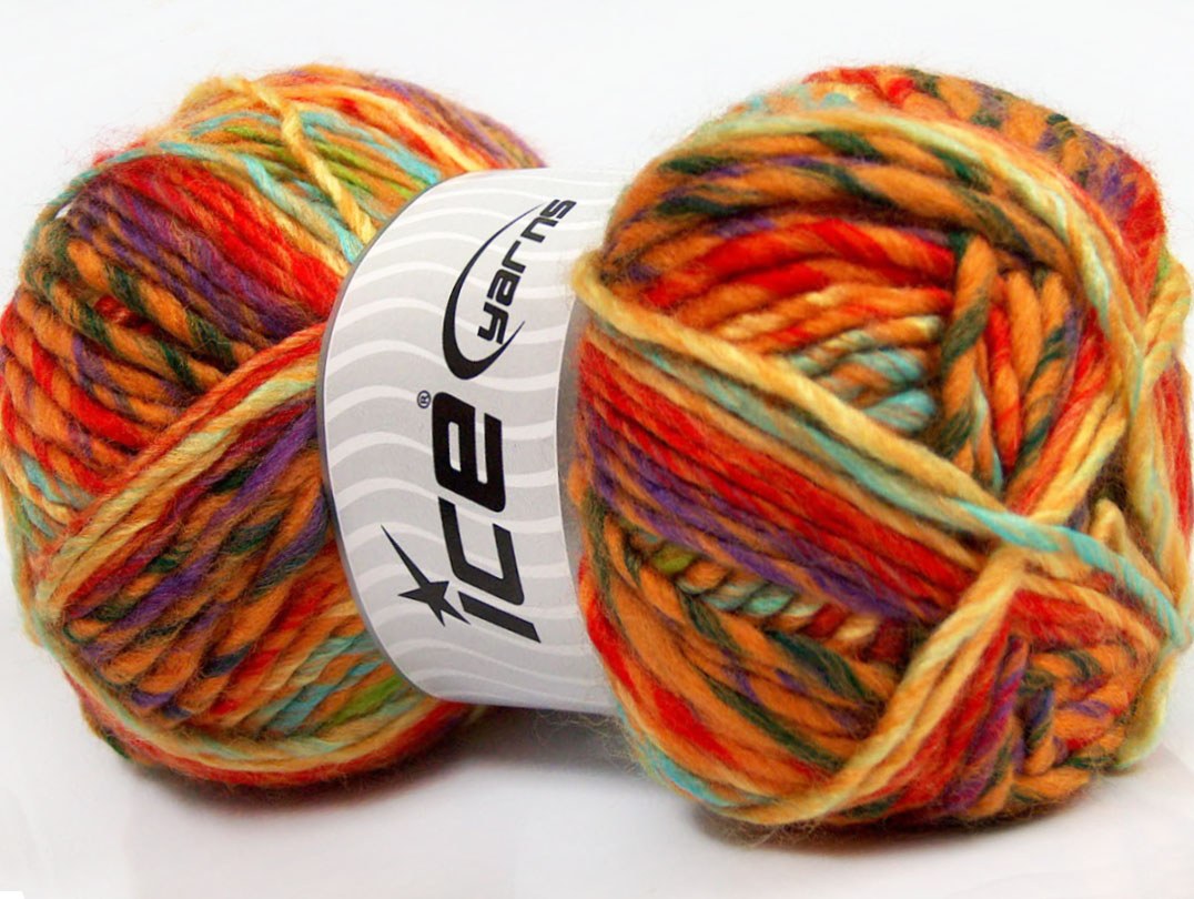 Mystique Yellow Purple Orange Mint Green Gold at Ice Yarns ...