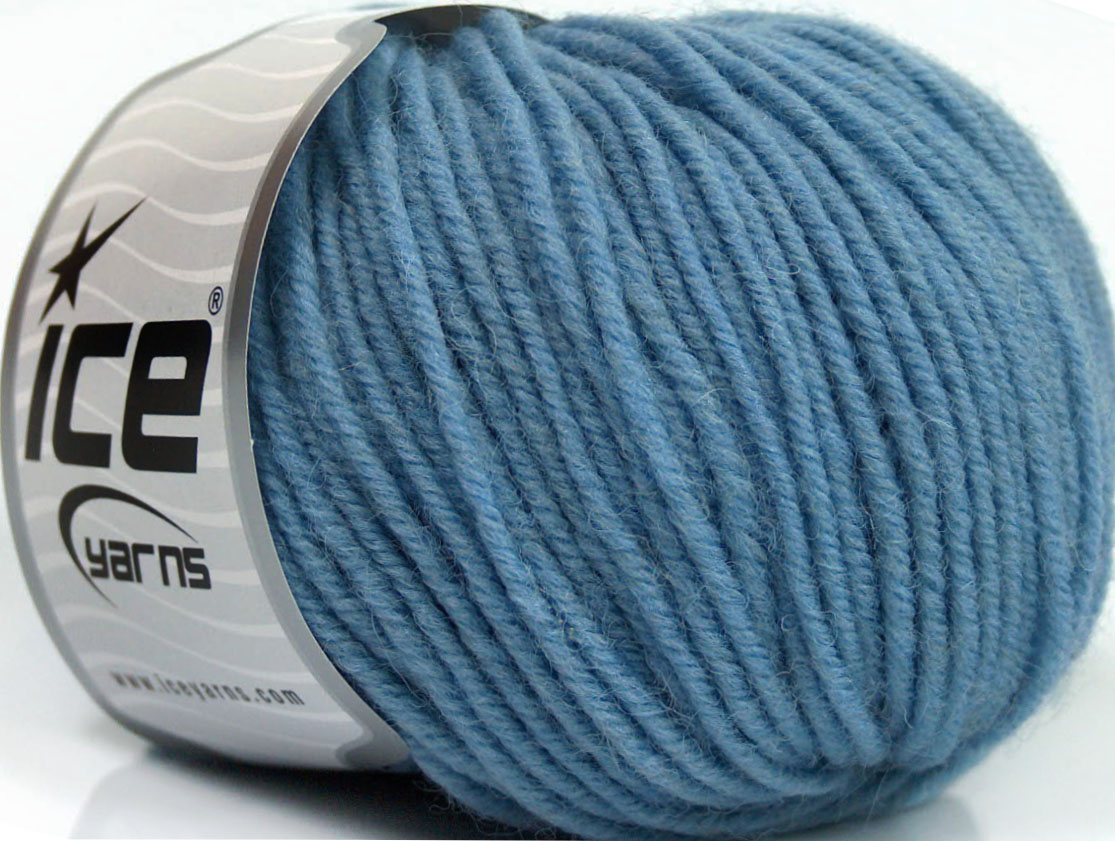 Superwash Merino Light Blue, Luxury Premium Yarns Yarn Paradise